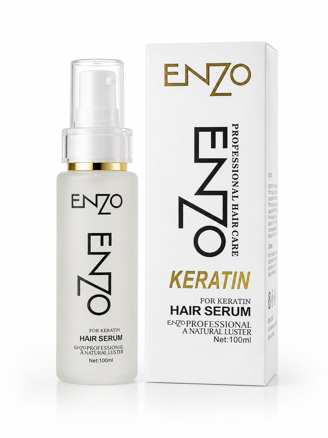 ENZO Professional Keratin Hair Serum 100ml | Frizz Control, Damage Repair & Shine | Silky Smooth Hair Serum for Men & Women-image-26