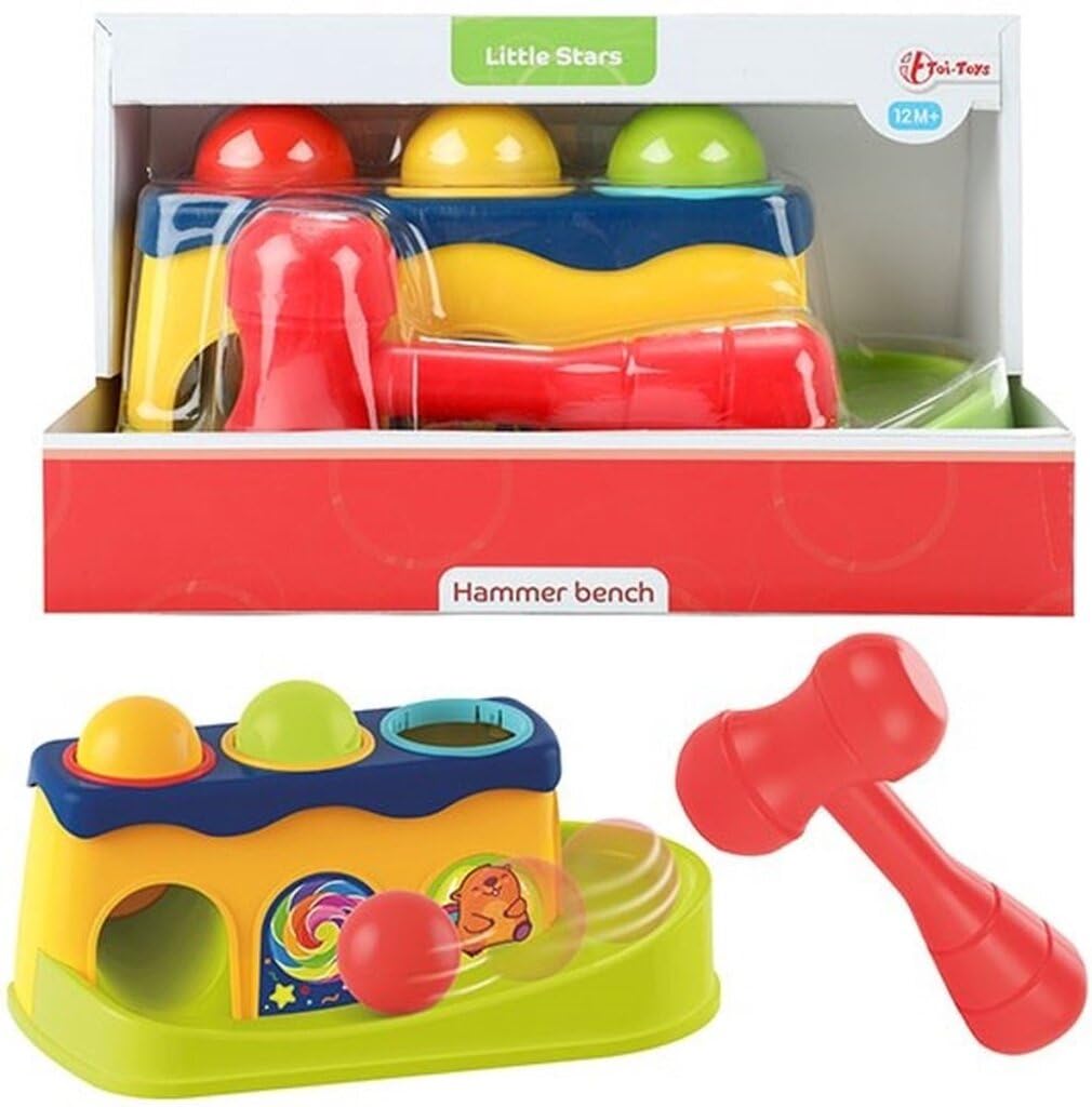 Toi-Toys hammerbank Little Stars junior 26 x 15 x 13 cm 5-teilig