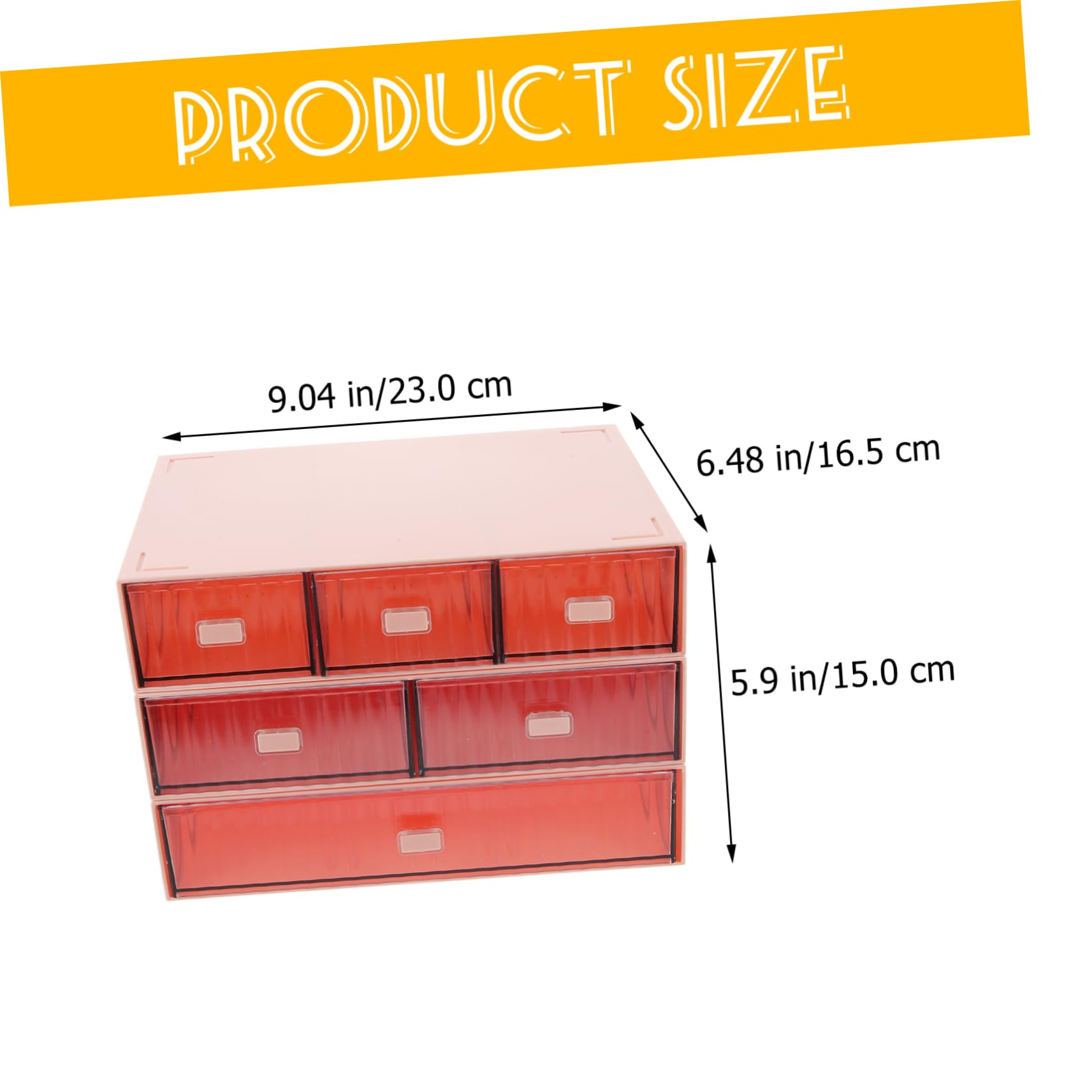 HOMSFOU Boîte De Rangement Tiroir Empilable Pour Table Organisateur De Maquillage Et Papeterie Pratique Et Stable