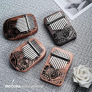 MOOZICA 10 touches mini kalimba, piano à pouce en bois massif 10 touches mini instrument de musique (K10S4) - Les Beatles, Paul McCartney, John Lennon, RIngo Starr, George Harrison MOOZICA 10 touches mini kalimba, piano à pouce en bois massif 10 touches mini instrument de musique (K10S4) – Image 6