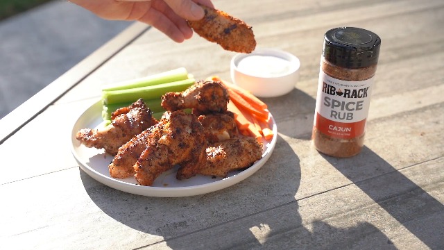 Rib Rack Cajun Spice Rub 5.5 Oz - All Natural BBQ Meat Seasoning