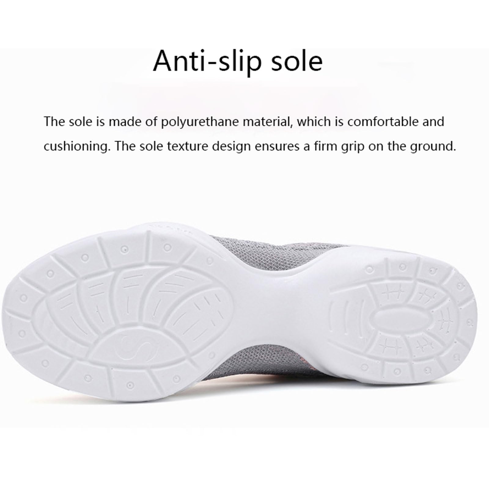 Scarpe Da Ballo Donna | Palestra E Aerobica | Suola Flessibile | Bianco Taglia 33 EU - Foto 2