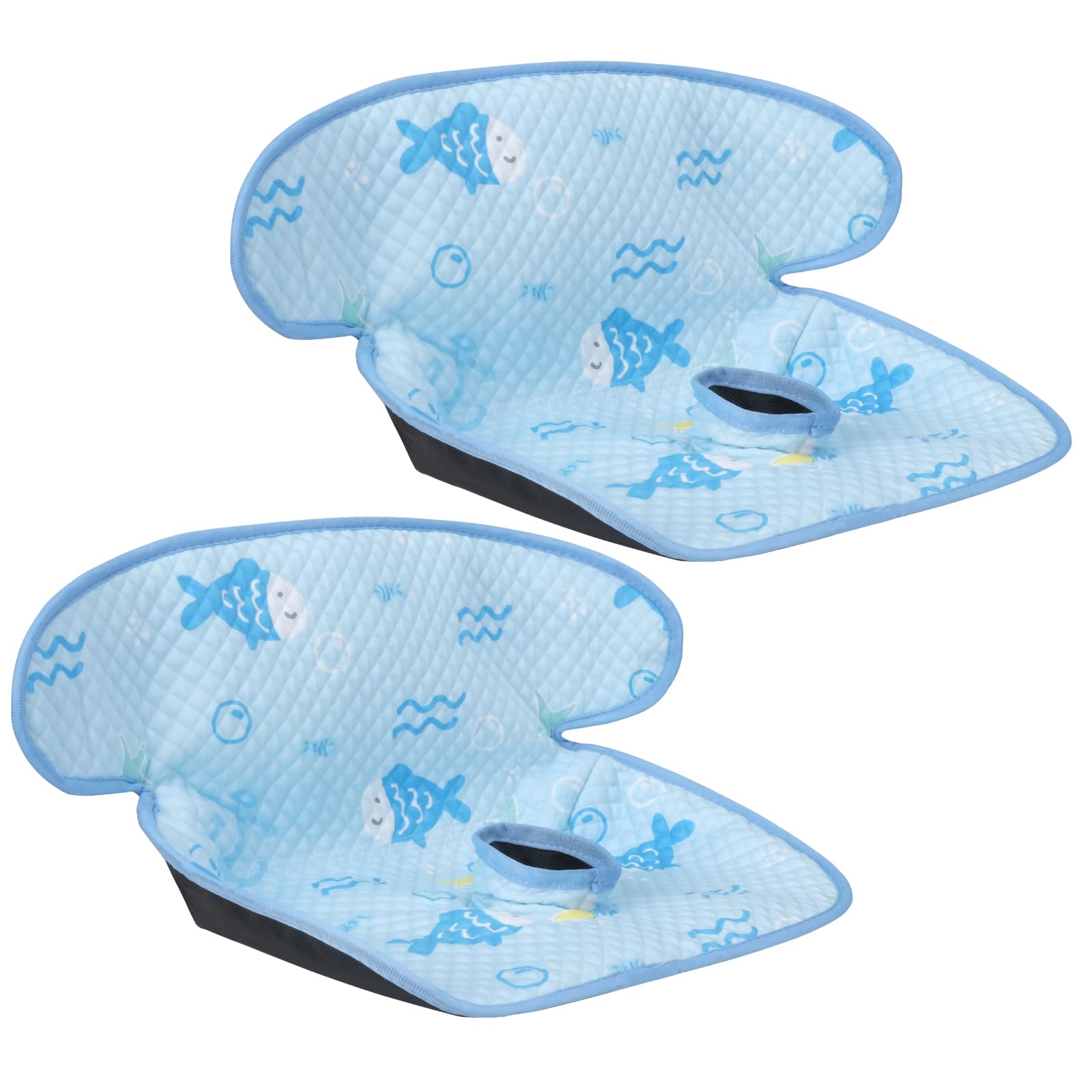 2 Stück Universeller Autositz Kindersitz Protektor Pad, Blau Wasserdichte Schutzunterlage für Kindersitzunterlage Toilette Training, Piddle Pad mit Trockensitz für Geschenk Reisen Fit Kinderwagen