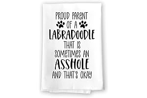 Honey Dew Gifts Labradoodle Dish Towel