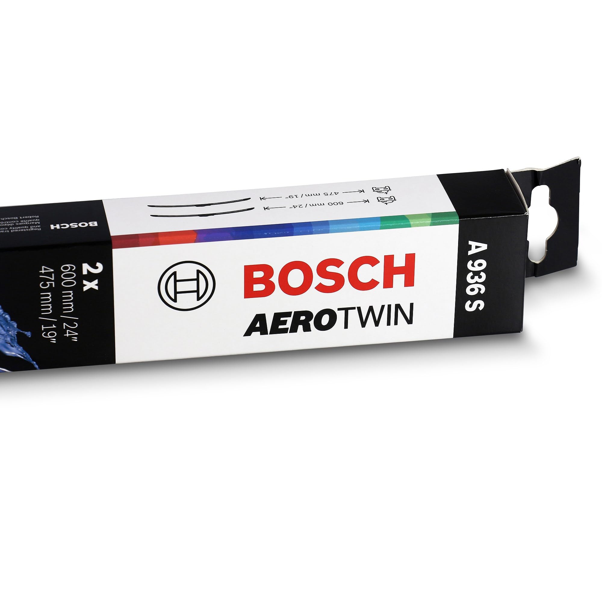 Essuie-glaces Bosch Aerotwin A933S - Longueur : 550/550 Mm - Jeu De Balais D 39 Essuie Glace Pour A933s