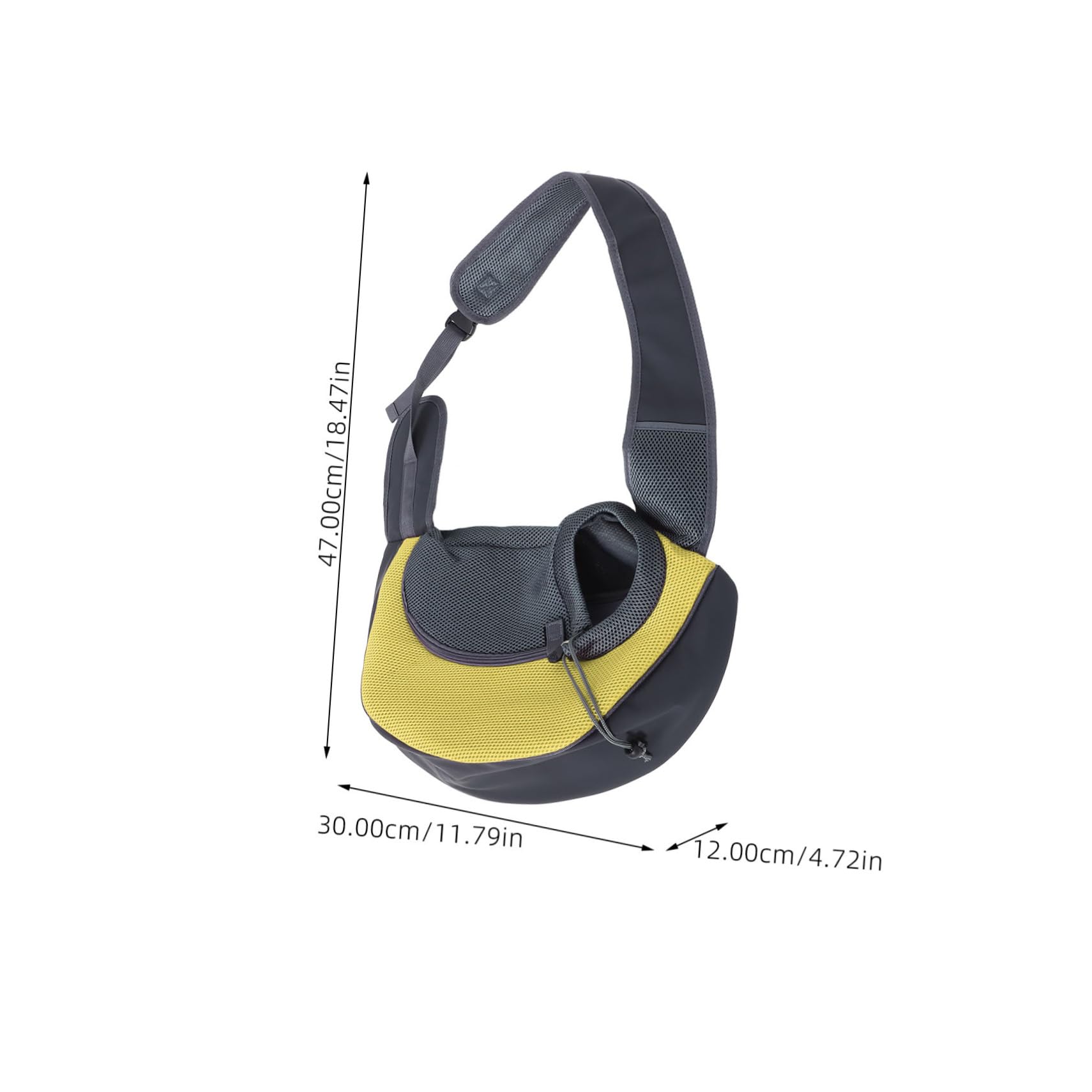 BESPORTBLE Dog Sling Carrier for Small Dogs Multi-Functional Pet Backpack Sling for Urban Use