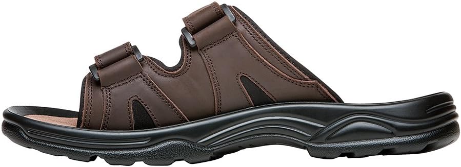 Propét Mens Vero Slide Athletic Sandals Casual - Brown - Size 8.5 D
