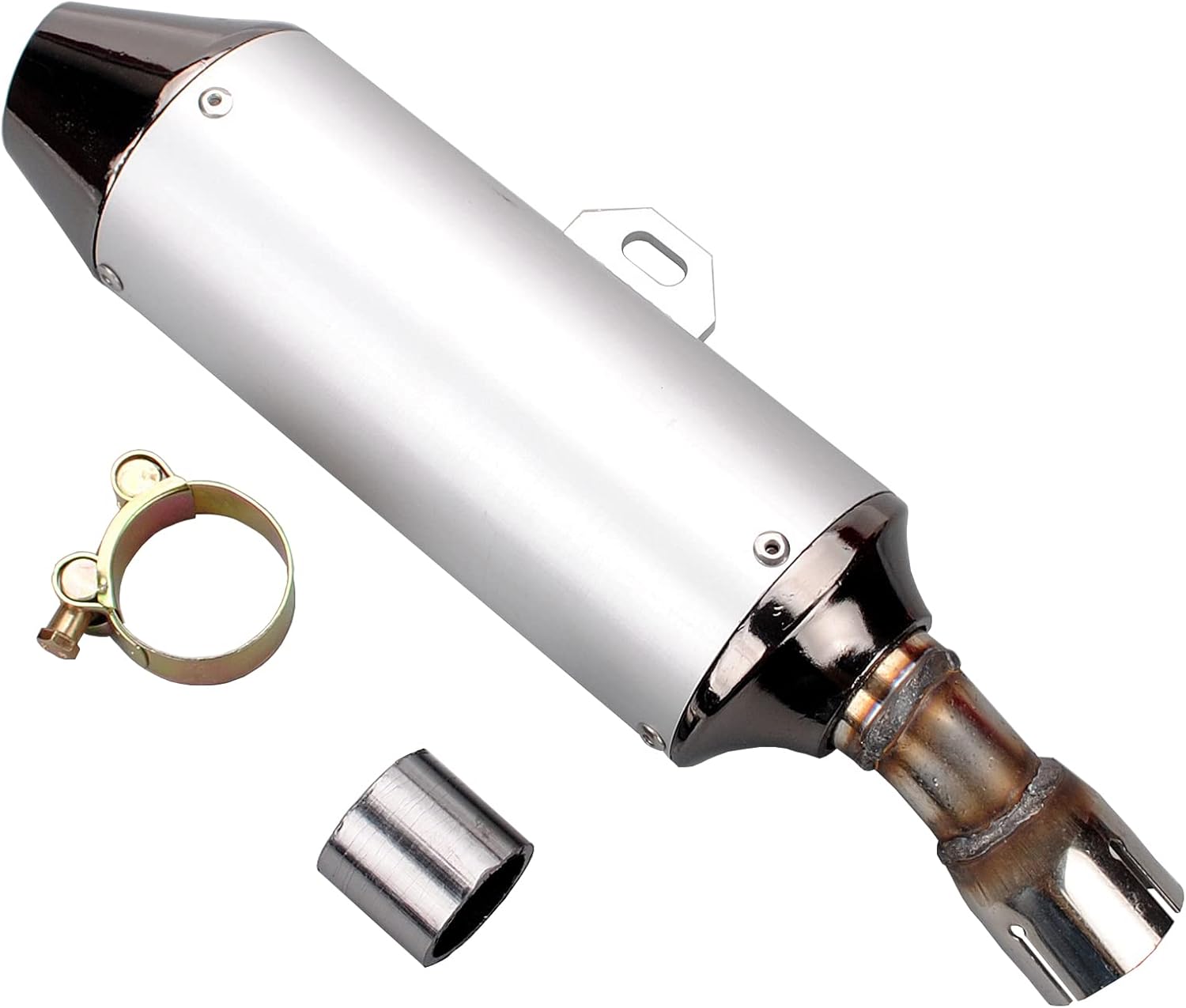 Motorcycle exhaust pipe 40MM interface aluminum alloy silencer for 70-150CC modifi cation Bicycle Pit Trail Dirt Bike Scooter