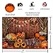 Funnytree 7x5ft Fall Thanksgiving Photography Backdrop Rustic Wooden Floor Barn Harvest Background Autumn Pumpkins Maple Leaves Sunflower Baby Portrait Party Decoration Photo Studio Booth Props