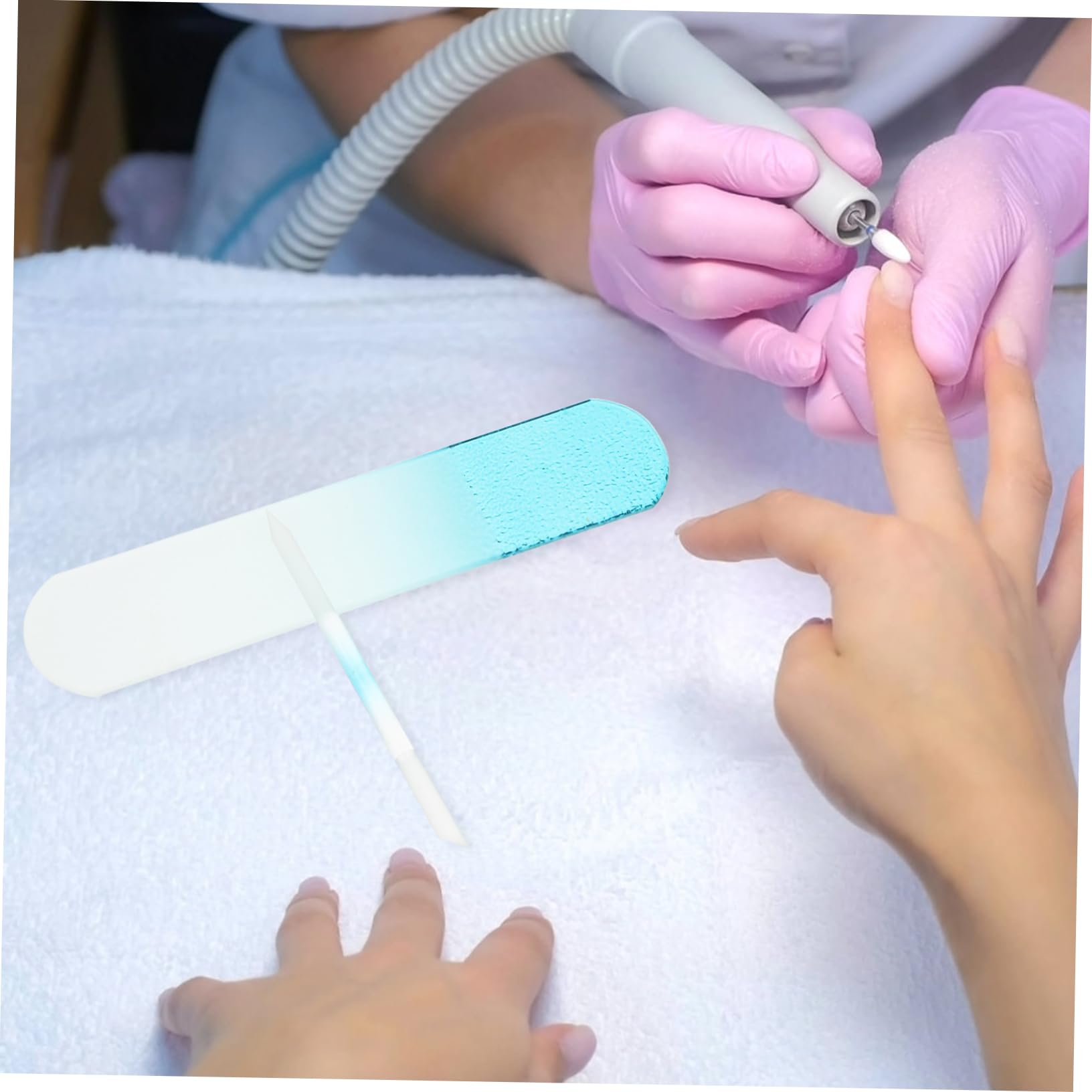 Healeved 8stücke Glasnagelfeilen Professionelles Nagelpflege Naturnägel Robuste Und Wiederverwendbare Feilen Mit Ergonomischem Design Für Maniküre Und Pediküre Handlicher Für