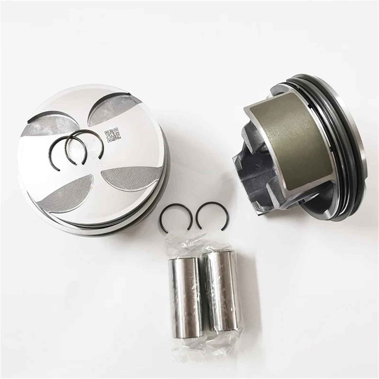 6 PCS A2720300618 2720300618 272 030 06 18 Engine Piston Compatible with Mercedes Benz M272 W221 W203 Hybrid with Piston Rings M272.974 STD