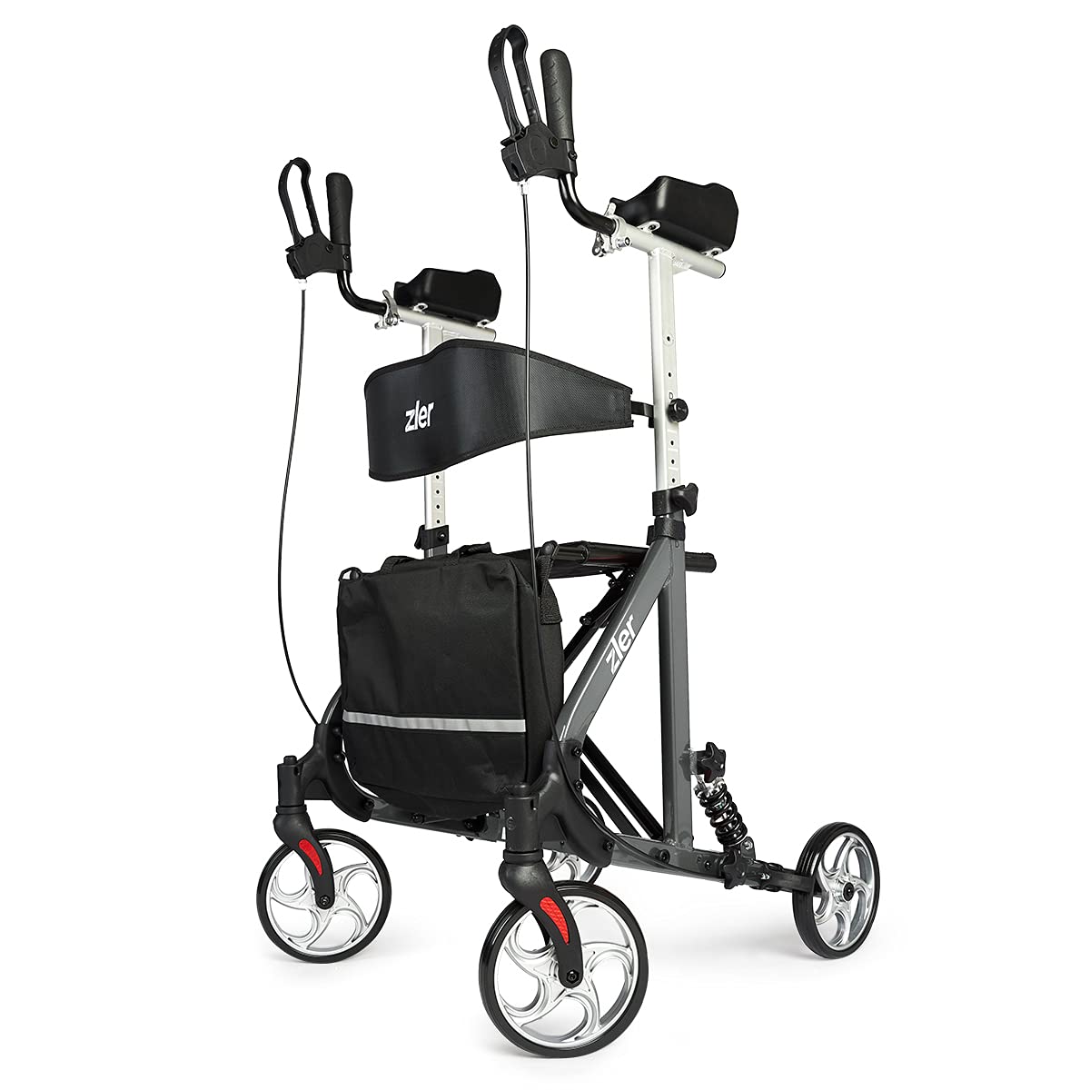Buy Zler Upright Walker for Seniors, Stand Up Rollator Walker with Seat