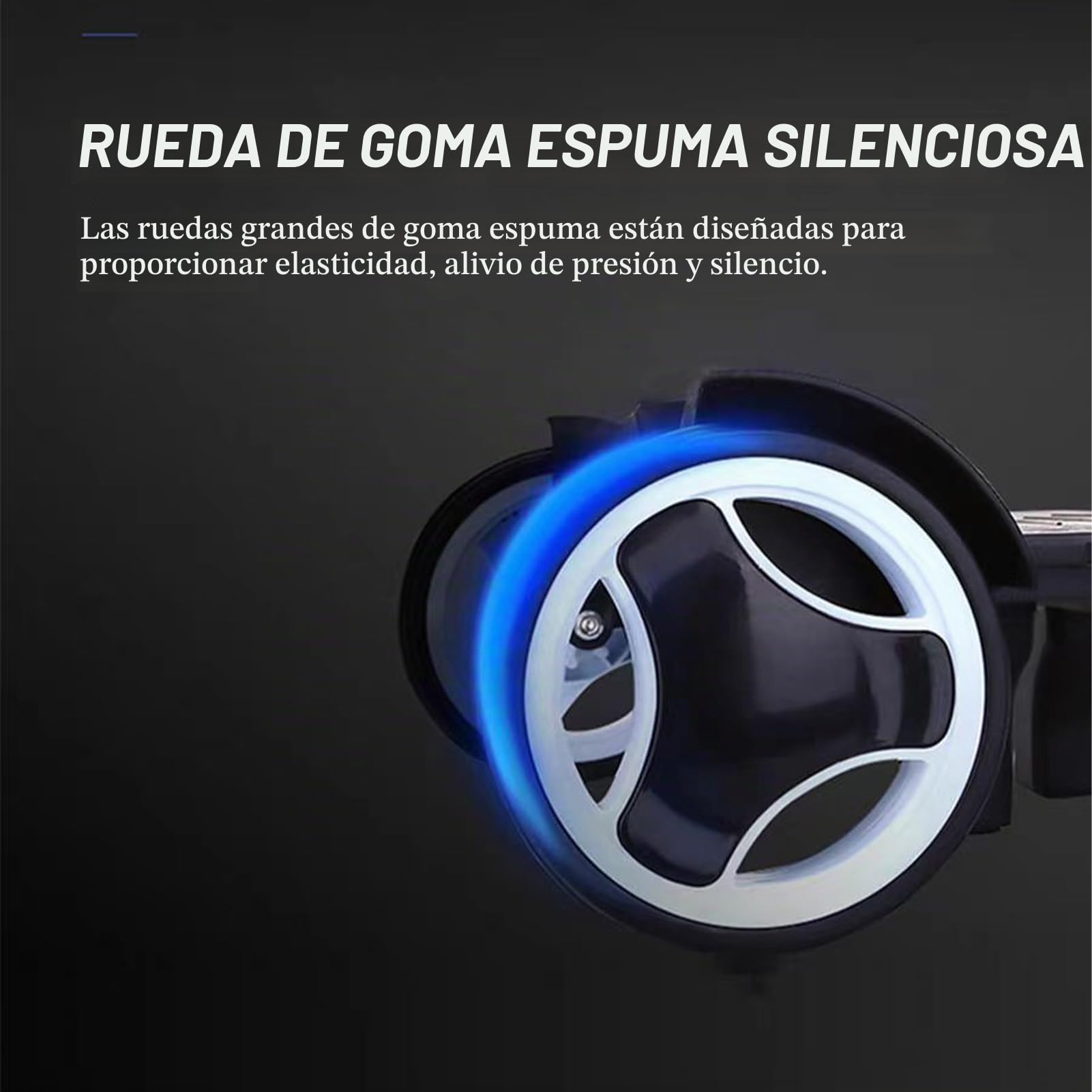 Respaldo de carro plegable de aleación de aluminio con ruedas silenciosas y correa para equipaje para mochilas y carritos