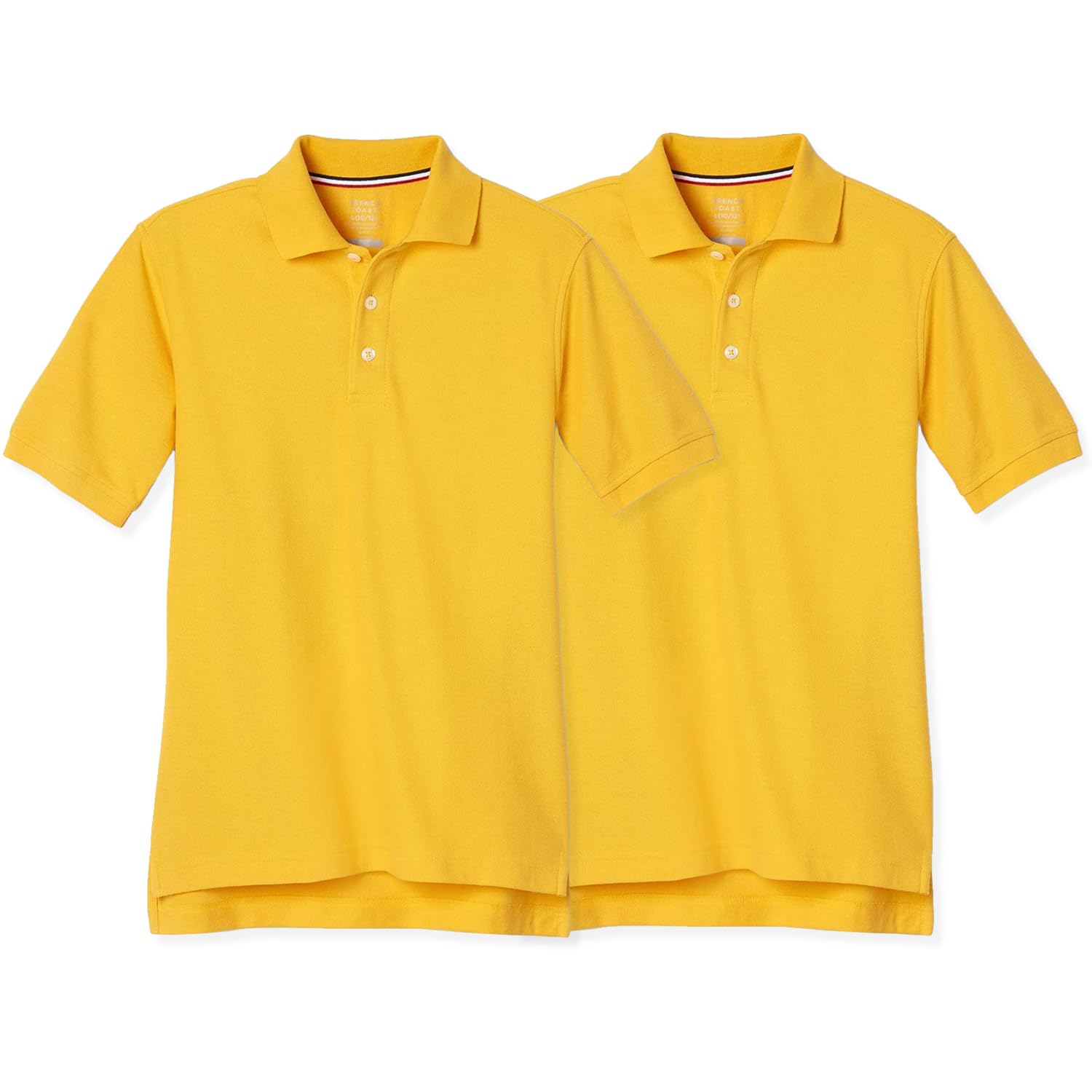 French Toast Boys' 2-Pack Short Sleeve Pique Polo Shirt