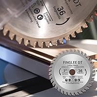 Vista 5 de Hoja de sierra de madera TCT Hoja de corte circular para carpintería ((3PCS 3inch (36T))