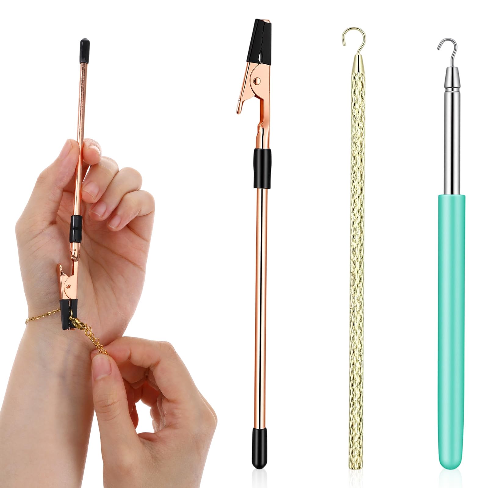 RAHHLIZS 3Pcs Bracelet Helper Tool Bracelet Fastener Helper