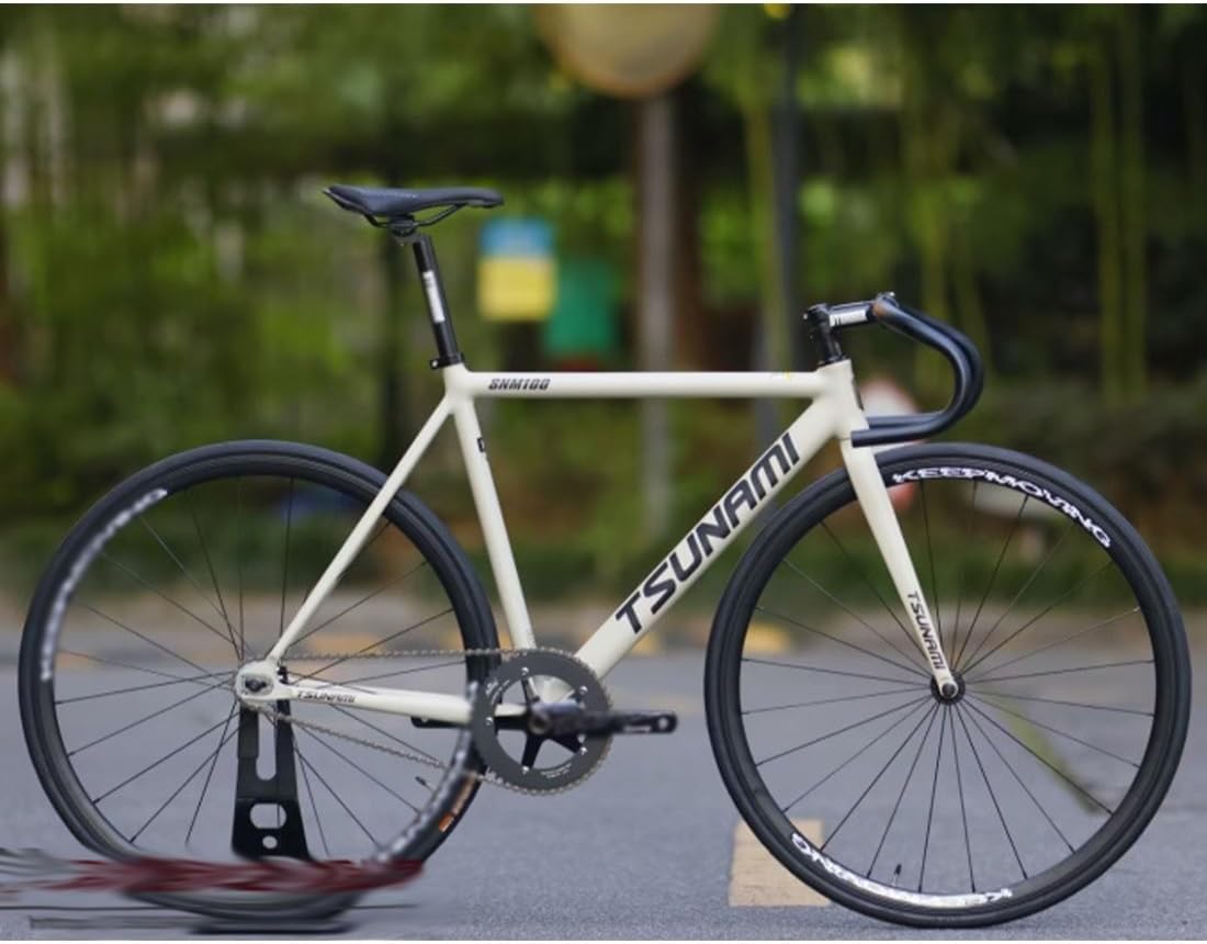 Fixed Gear Bike Frameset 700C Aluminum Alloy Bike Frame 49/52/55/58CM Signle Speed Track Bike Frame C Brake QR 100/120mm BSA68mm with Fork