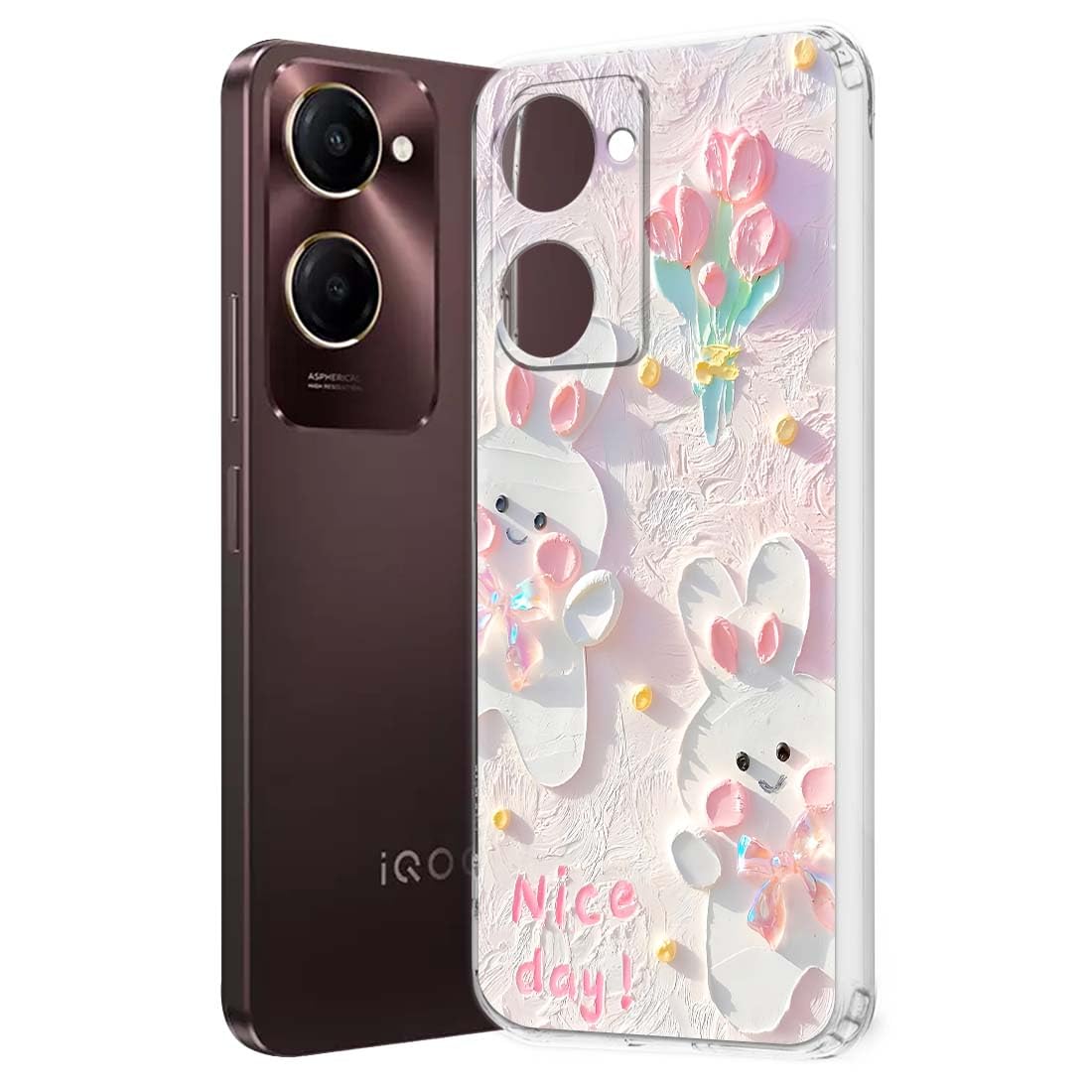 Fashionury Designer Case for iQOO Z9 Lite 5G / Vivo Y18 / Vivo Y03 / Vivo Y18e / Vivo T3 Lite 5G, Printed Back Cover for iQOO Z9 Lite 5G -D2173 (B0D9XZWF7B) Amazon Price History, Amazon Price Tracker