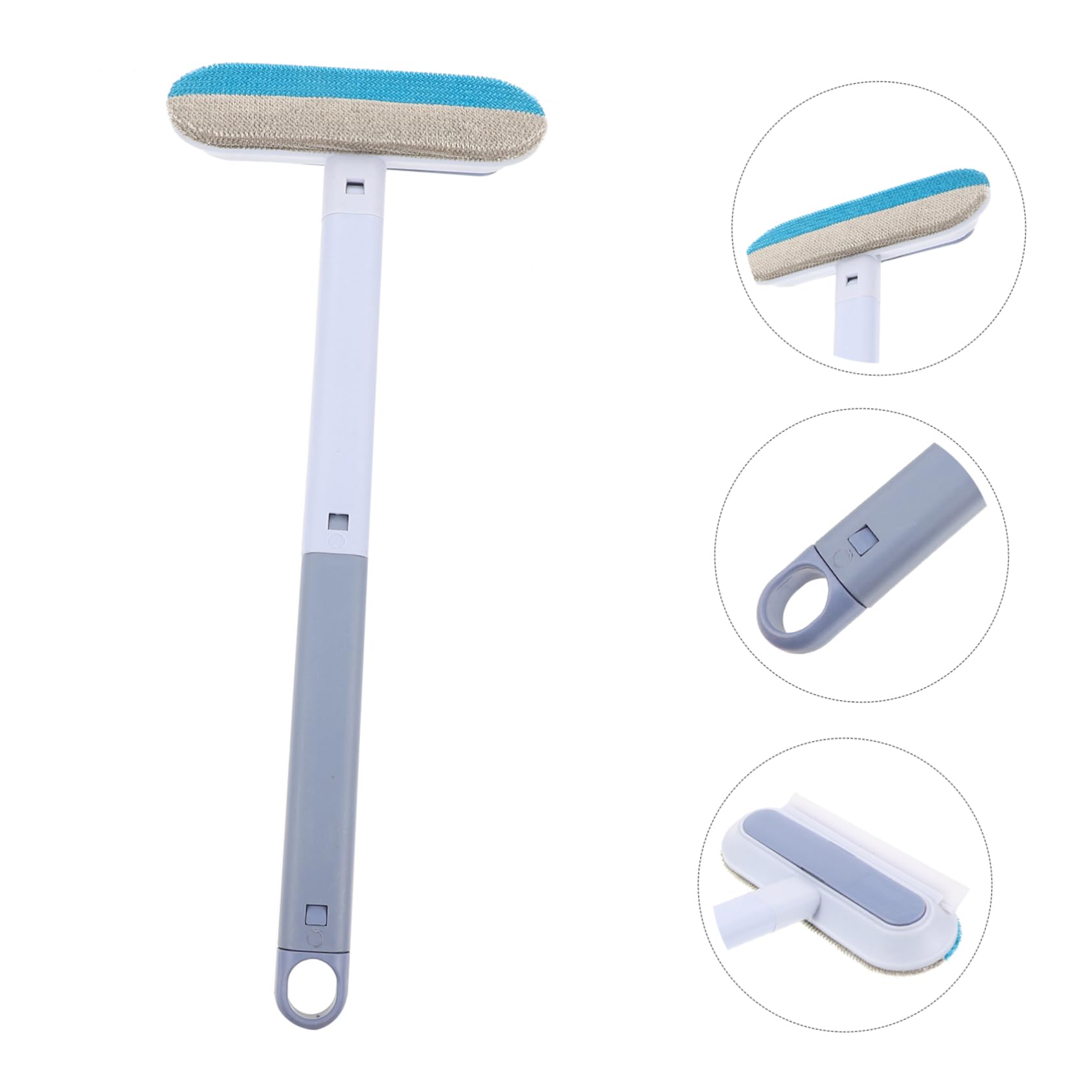 Sosoport 4pezzi Spazzola Rimozione Pelo Animali Domestici con Manico Lungo Efficienza Elevata per Togliere Pelo di Cane e Gatto da Tessuti e Superfici Accessorio per Proprietari di Animali