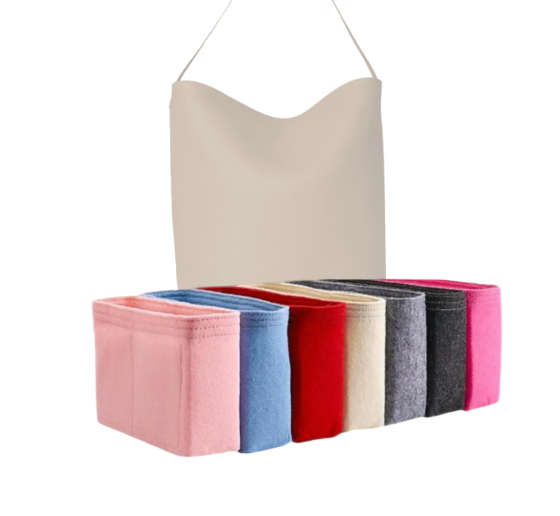 Big size／side gather bag／beige Amazon.com: Xoppia Bag Organizer compatible with The Row