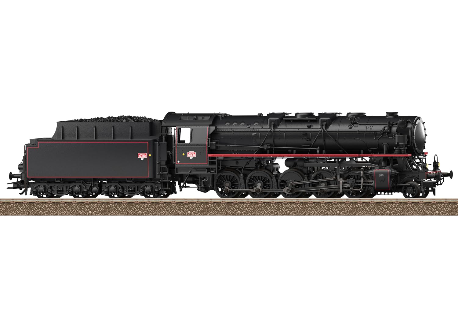 TRIX H0 25744 Locomotive à Vapeur pour Train de Marchandises H0 série 150X de la SNCF