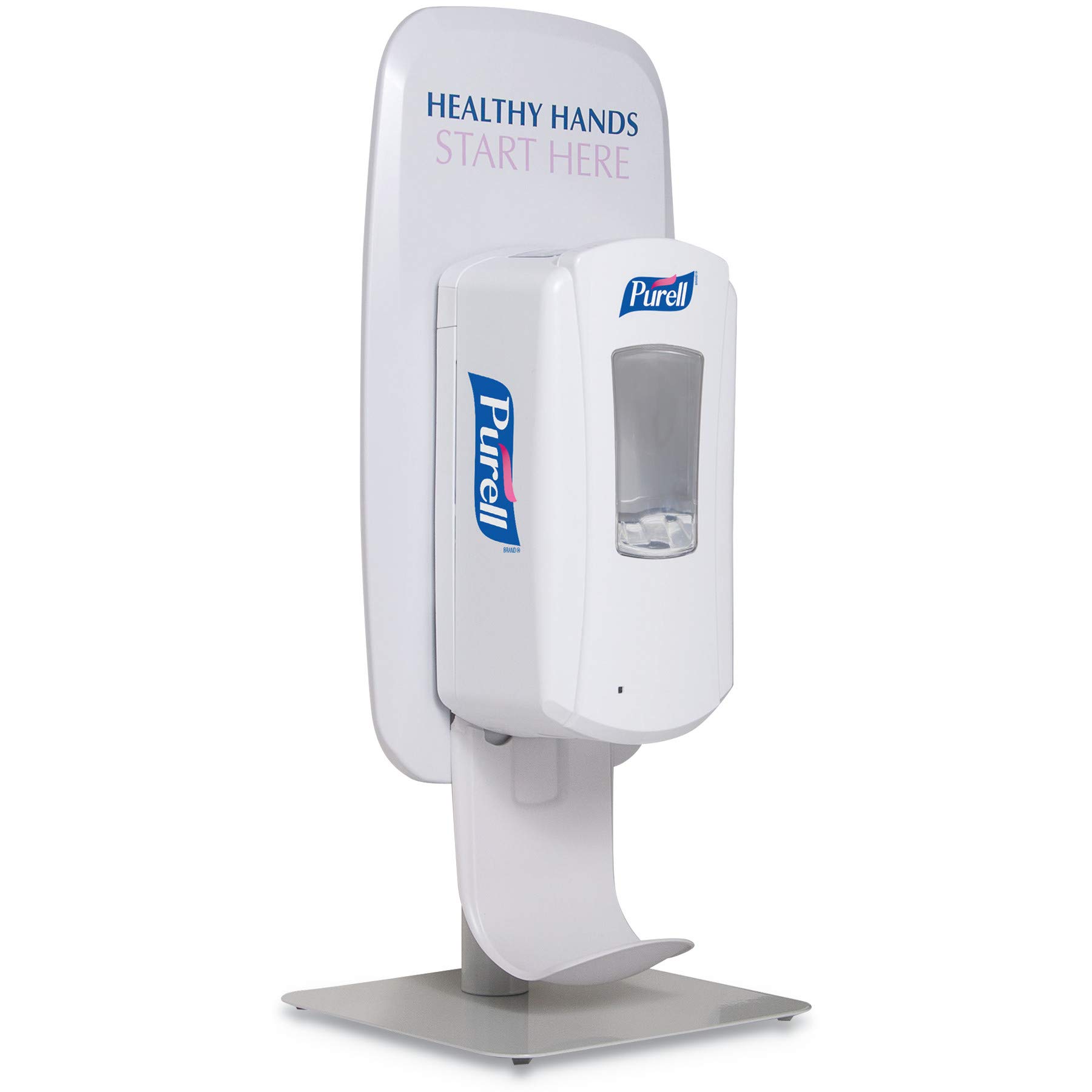 PurellLTX or TFX Table Top Dispenser Stand, White, Touch-Free Dispenser Stand for PURELL LTX or TFX Hand Sanitizer Dispenser (Pack of 1) - 2426-DS