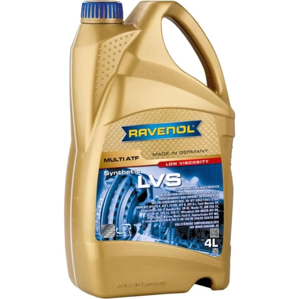 Aceite RAVENOL Multi ATF LVS Fluid - 4 L | Lubricante sintético de transmision automatica ATF