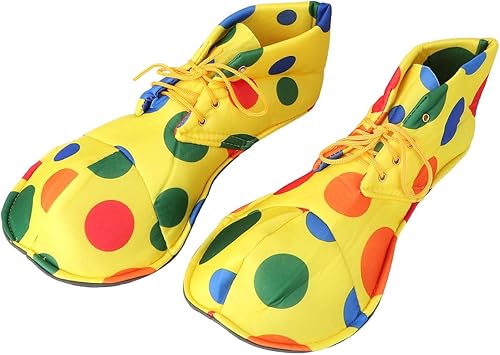 Holibanna Accesorios de disfraz de payaso, zapatos de payaso, accesorios de disfraz de payaso de Halloween, suministros de fiesta unisex para