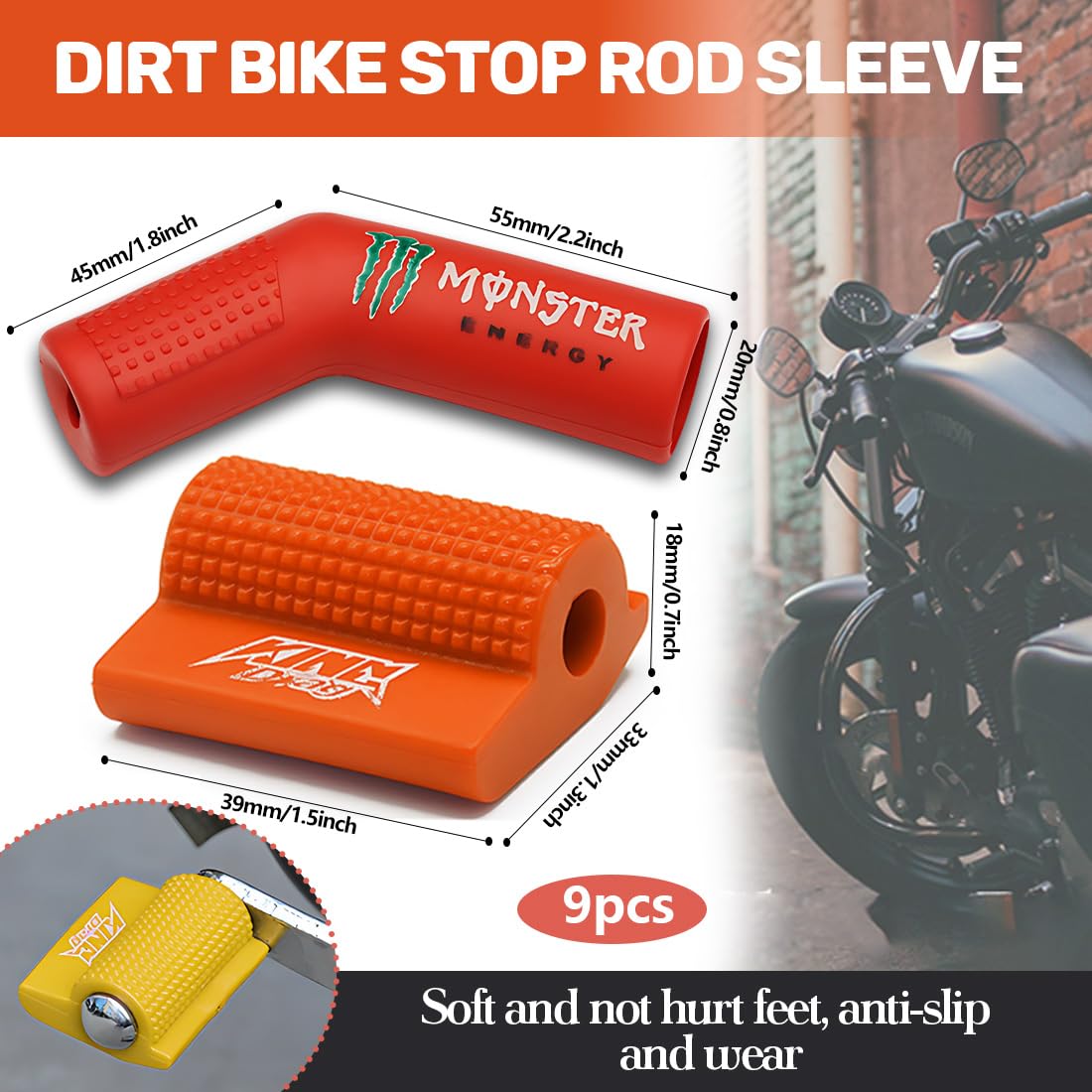 Protezione Copri Leva Cambio Moto Gomma Alta Qualità Accessori Motociclisti Pedalina Protezione Leva Cambio