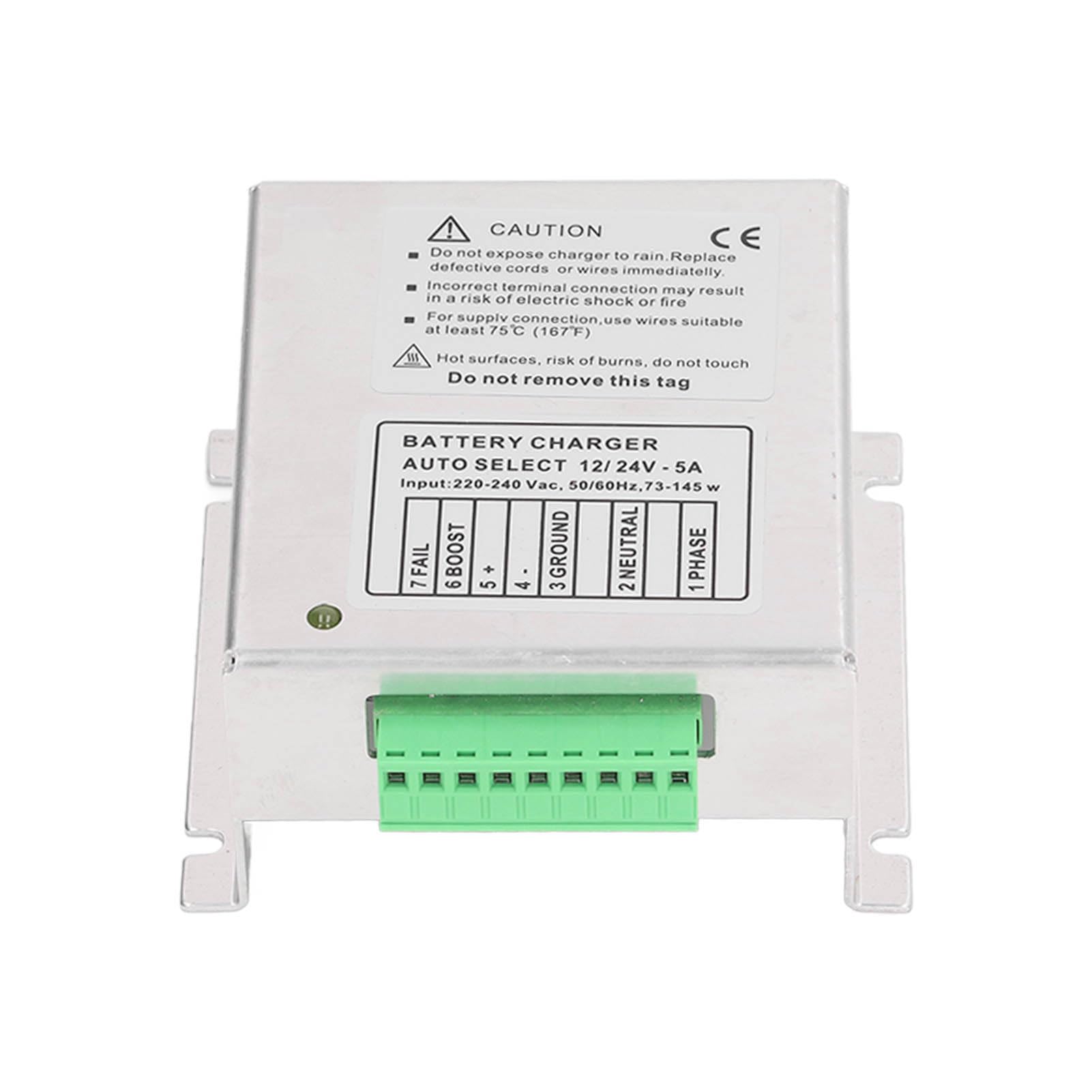 Caricabatteria per generatore 12 V 24 V DC Cambio Automatico 5 A Caricabatterie
