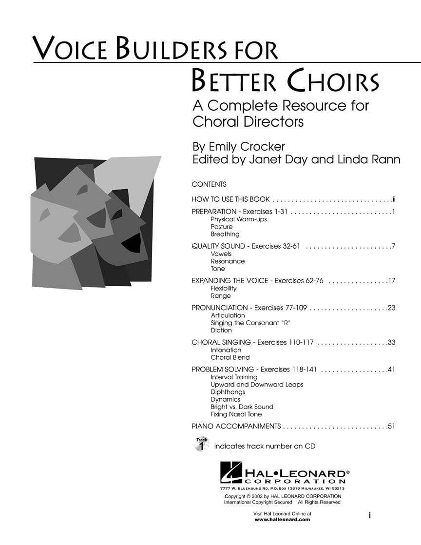 Voice Builders for Better Choirs: Includes Downloadable Audio Paperback – 1 Dec. 2002