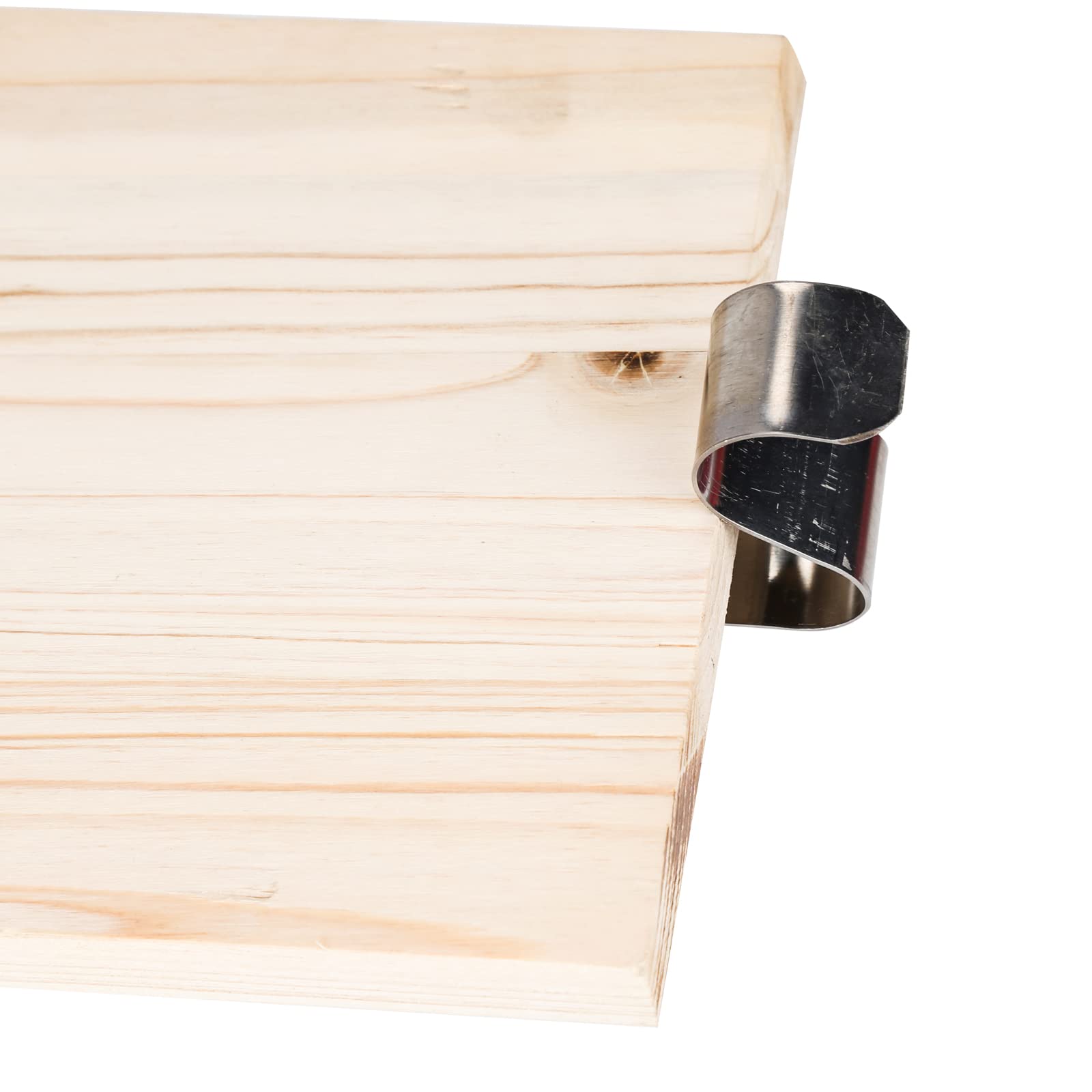 Randaco Lot de 2 planches à fumer en bois de cèdre - 5 niveaux réglables - Support en acier inoxydable - Saumon 2,5 kg - Pour brasero