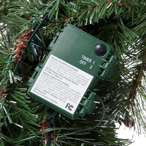 National Tree Company CW7-306-24W-B1 Pre-Lit Artificial Christmas Wreath thumb #5