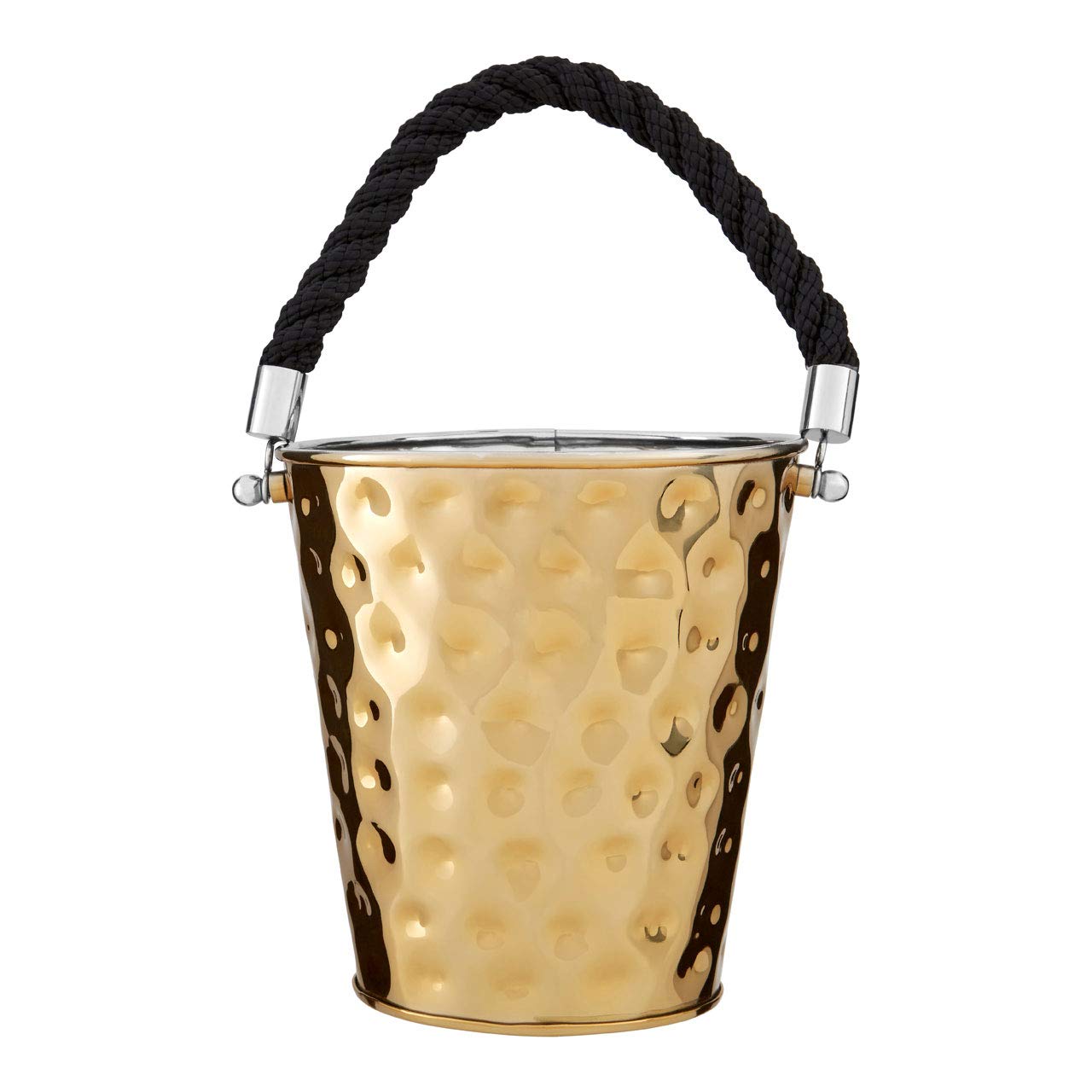 Premier Housewares Miressa Medium Party Bucket - Stainless Steel/Silver - Gold