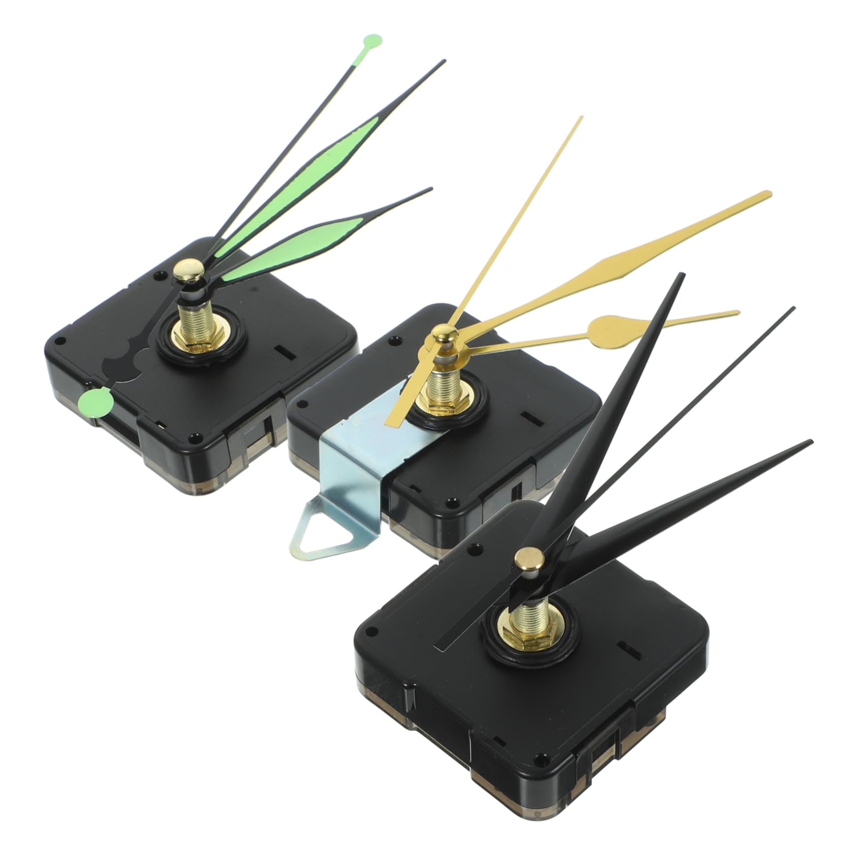 DOITOOL 4 Set di Meccanismo per Orologio A Batteria Kit di Ricambio per Motore per Orologio da Parete