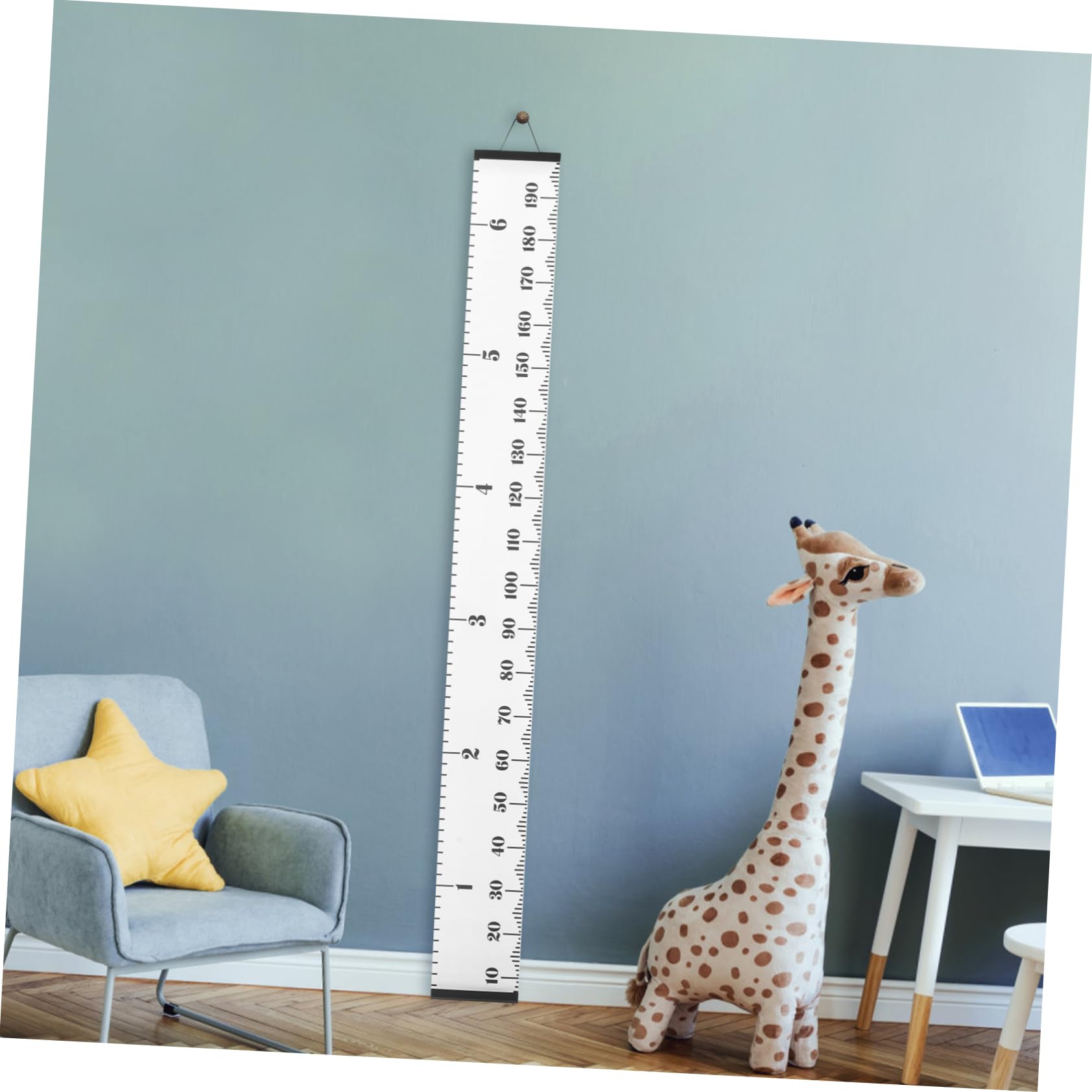Cabilock Regla de Altura para Colgar Cuadros de Tabla de Medición de Altura para Decoración de Pared para Sala de Medir la Estatura de Pequeños