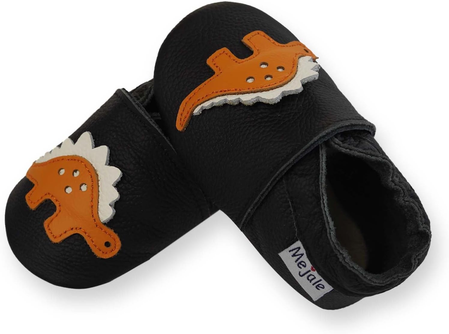 Mejale Baby Shoes Non-Slip Sole Toddler Moccasins Boy Girl Walking Shoe Infant Leather Crawling Slippers