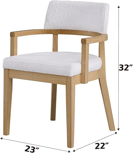 Miniatura 3 de BUNBUNCHAKO Kasem - Silla auxiliar (2 unidades), tela Gorge y acabado en roble DN02616