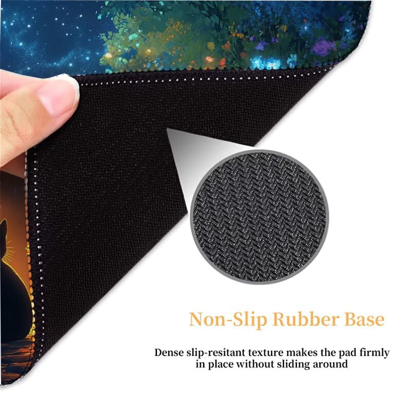 Tapis de souris coloré grand format imperméable lavable mouse pad gamer PC - 5
