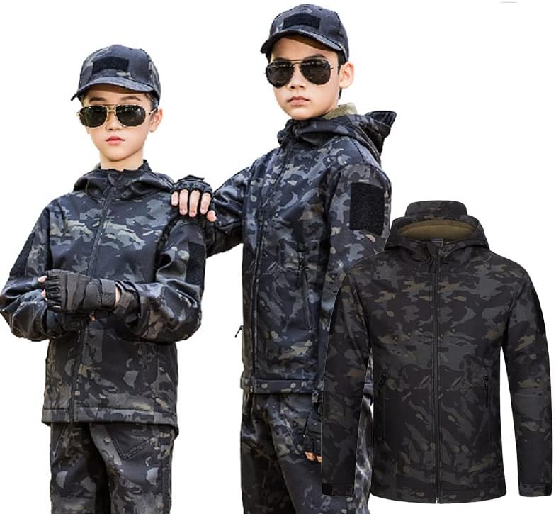 Outdoor Sports Airsoft Hunting Shooting Coat Combat Children Clothing Camouflage Kid Child Jacket