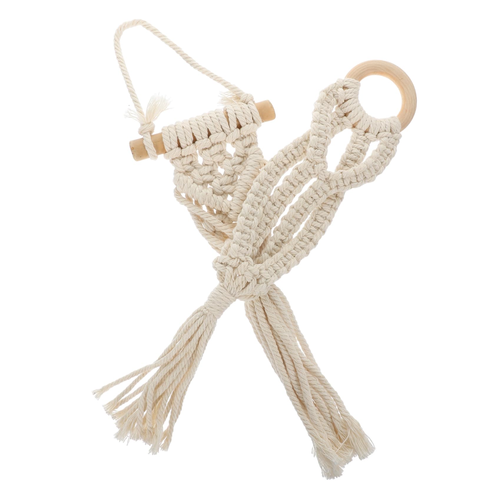 YARNOW 8pezzi Macrame Plant Hanger Naturale Per Fioriere Sospese Decorazione Da Ed Esterno Per e