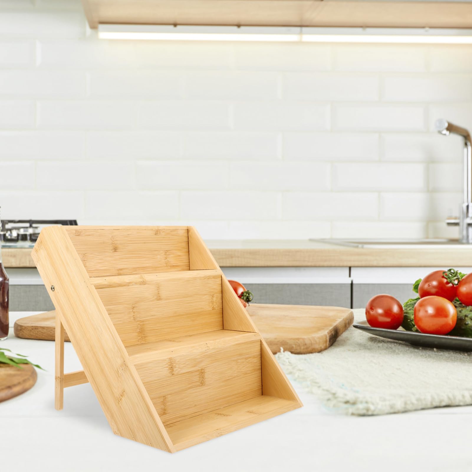 PRETYZOOM Portaspezie Organizer Per Condimenti Per Spezie Design Contenitori Spezie Ripiano Da Per Cucina e Armadio