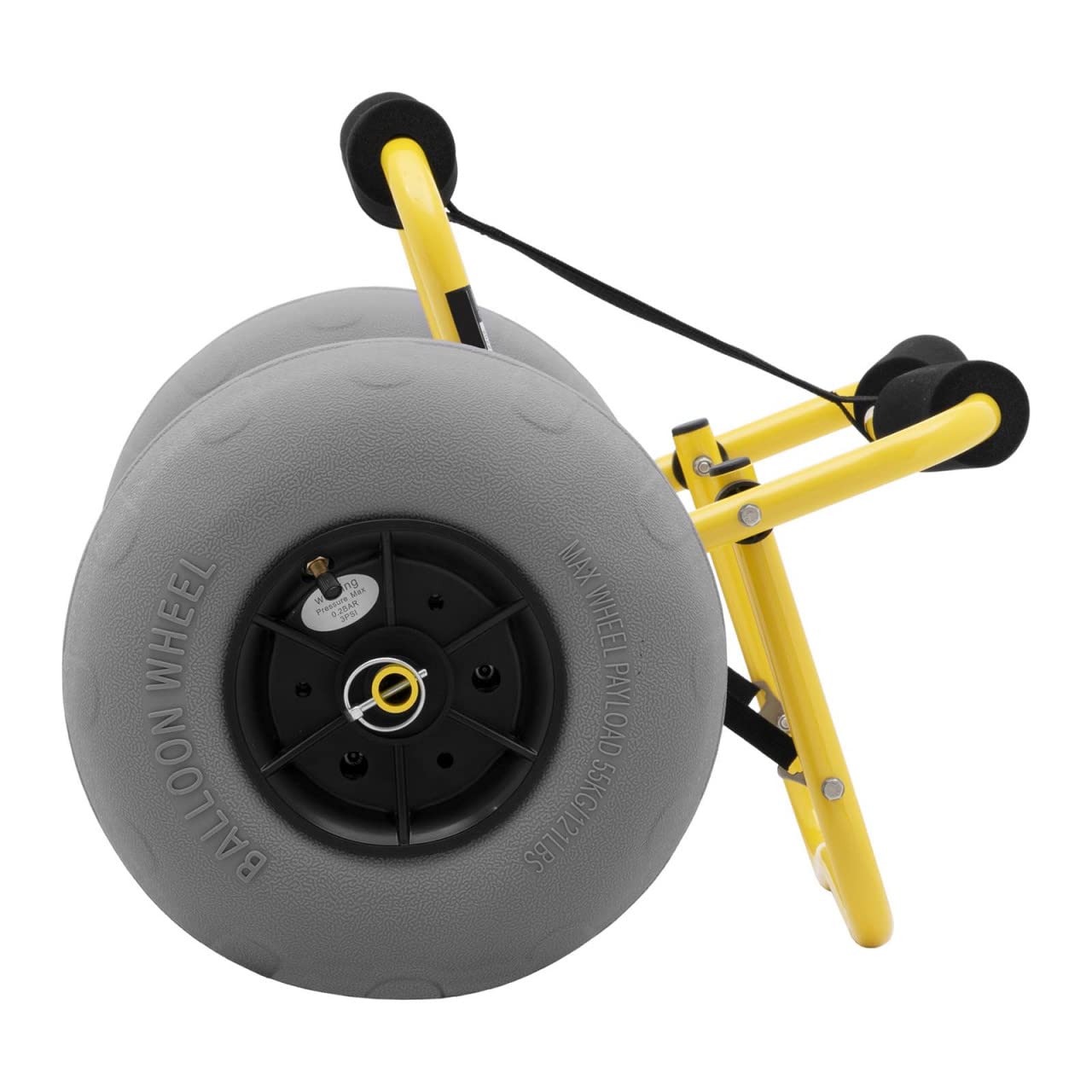MSW MSW-MMT-12 - Carrello per kayak con ruote per palloncini, 75 kg, kayak, kayak, kayak, kayak, trasporto per kayak
