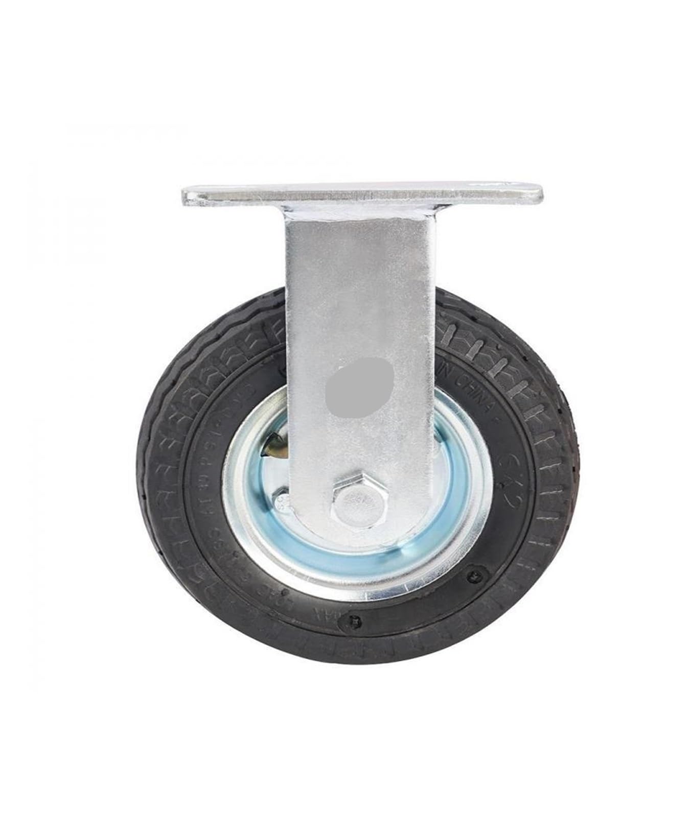 1 Pack Casters Heavy Duty 6 Inch Inflatable Directional Wheels Rubber Air Wear Resistant Hotel Luggage Cart