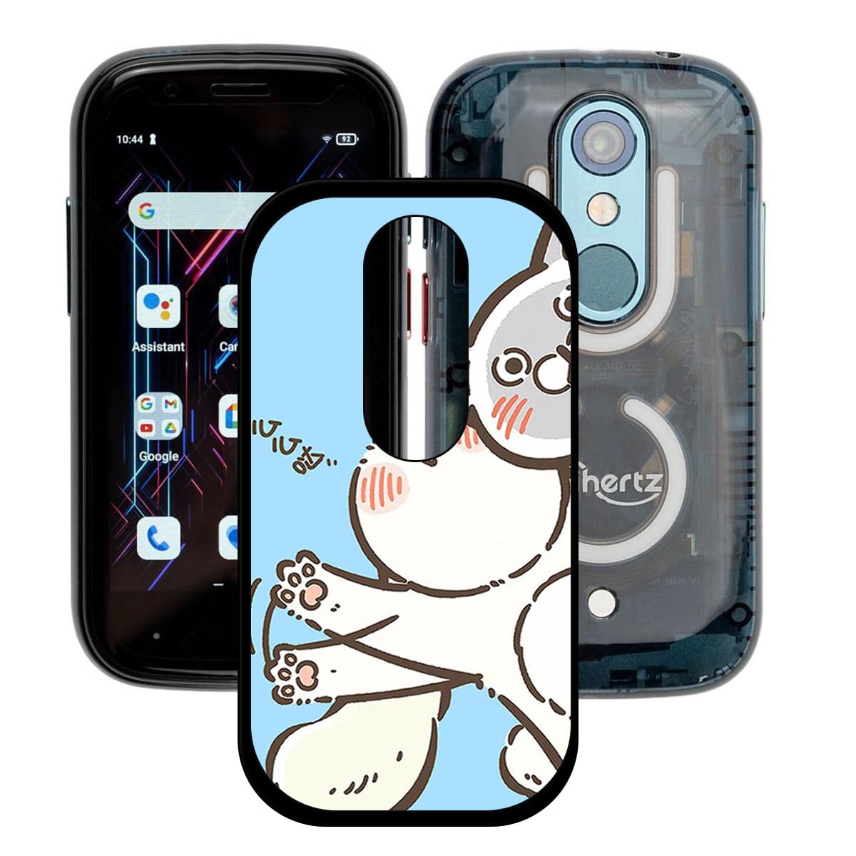 Case for Unihertz Jelly Star, Soft Slim Thin Black Protective Phone Cover Flexible TPU Protection Bumper Shell Case for Unihertz Jelly Star (3.0") - KE71
