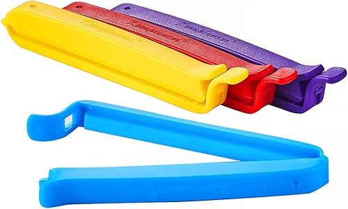 Miniatura 3 de Keenpioneer Clips de sellado de bolsas de decoración, paquete de 32, multiusos para almacenamiento de alimentos y aperitivos, 3 pulgadas y 4