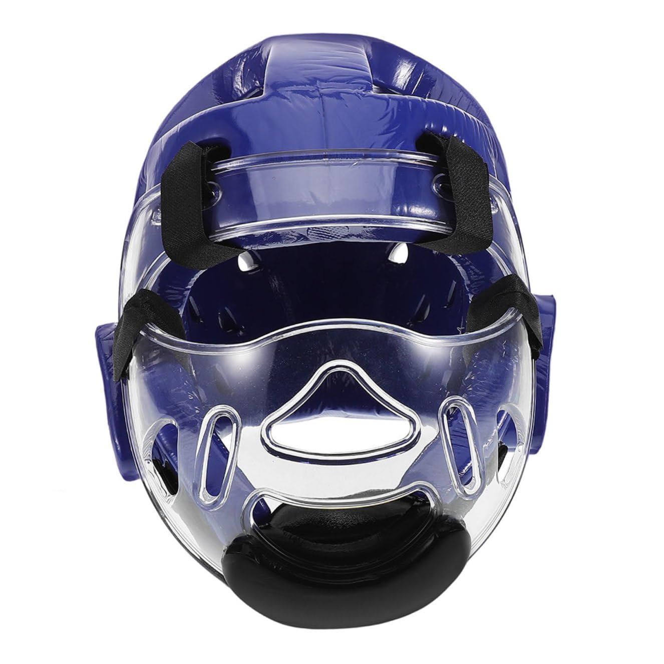Casco Protettivo per Bambini e Ragazzi per Sparring e Allenamento | Traspirante, Asciugatura Rapida e Leggero, Fit Regolabile, Blu, in Spugna e Plastica