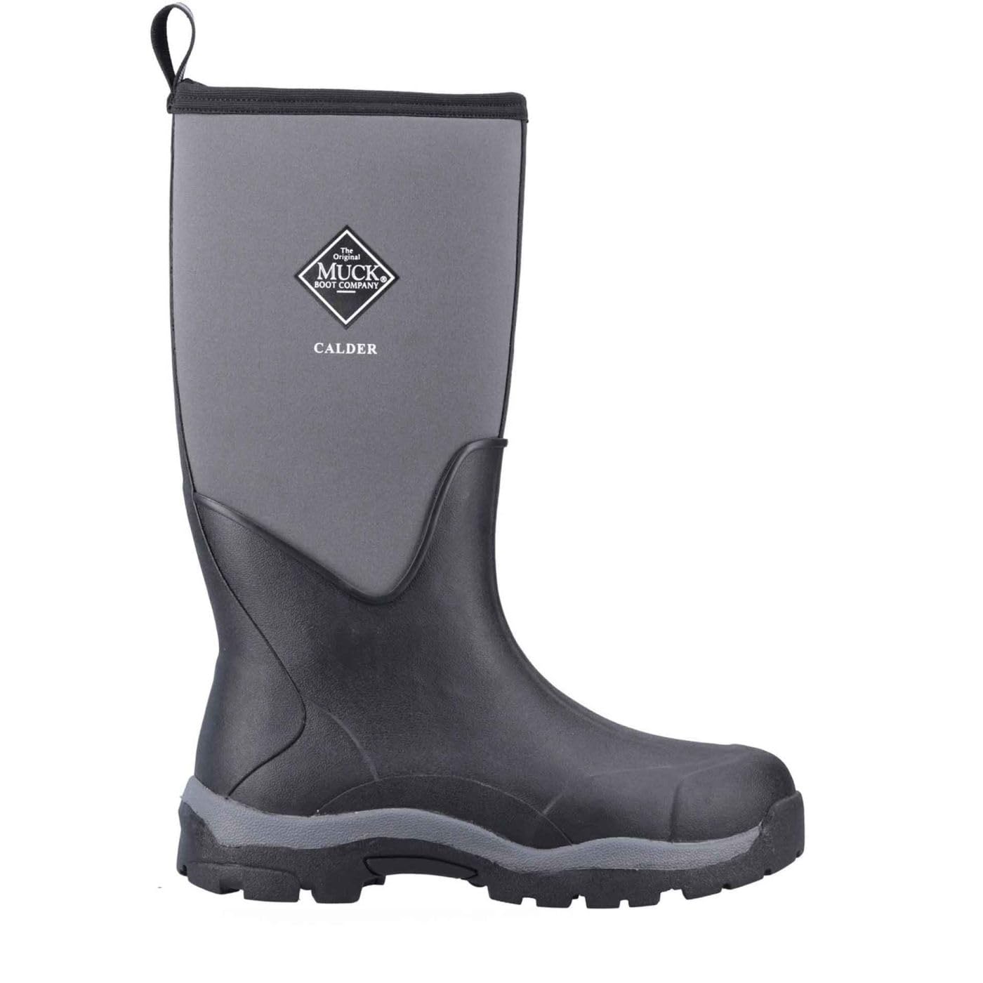 Muck Boots Unisex Black Calder Rubber Wellington Boots Uk Size 9