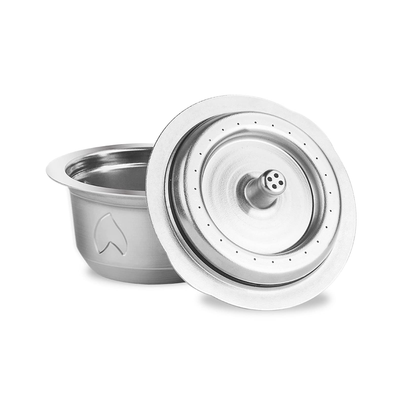 INEOUT Taza Grande Reutilizable De Acero Stianless Compatible con El Filtro De Cápsula De Café Nespresso Vertuo (Color : Violet, Size : 150ml)
