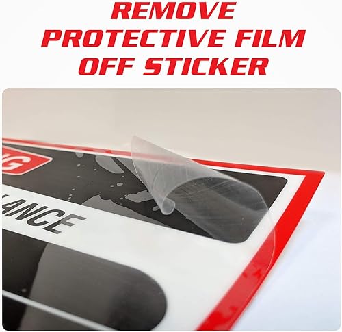 Miniatura 8 de SpySpot - Paquete de 6 calcomanías de alerta para mascotas, 4 x 3 pulgadas, letrero de alerta de rescate de emergencia para el hogar, ventana,